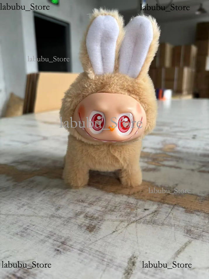 Labubu Plush Toy Cute Macaron Color Labubu Bag Pendant Doll Dog