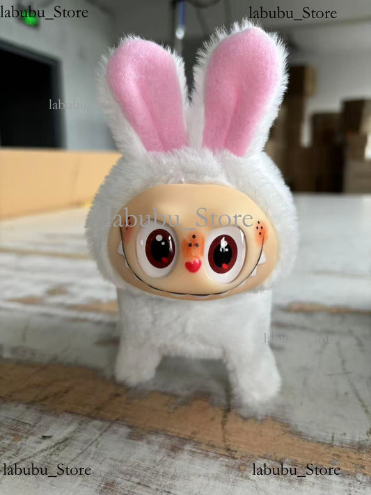 Labubu Plush Toy Cute Macaron Color Labubu Bag Pendant Doll Dog